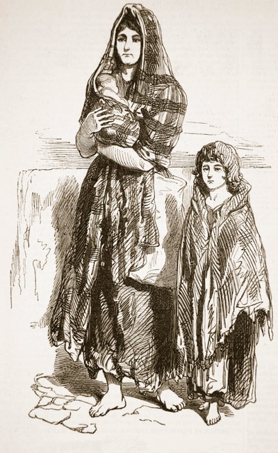 Woman and Girl of the Saltmarket, Glasgow, from 